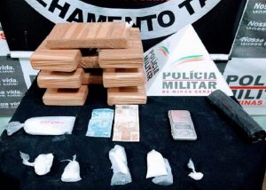 Polícia Militar segue no combate ao tráfico de drogas em Lafaiete