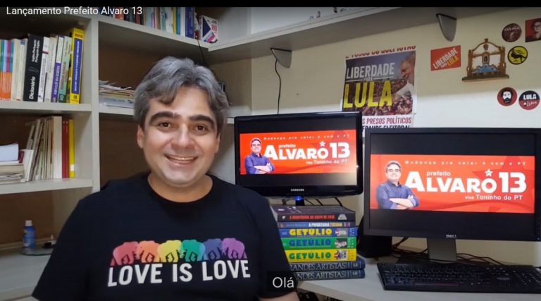 Alvaro faz lançamento da campanha virtual e mostra que disputa pelo cargo de prefeito será acirrada