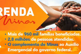 Mais de 900 mil famílias receberam as duas primeiras parcelas do Renda Minas