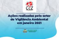 Vigilância Ambiental apresenta resultado de Janeiro de 2021