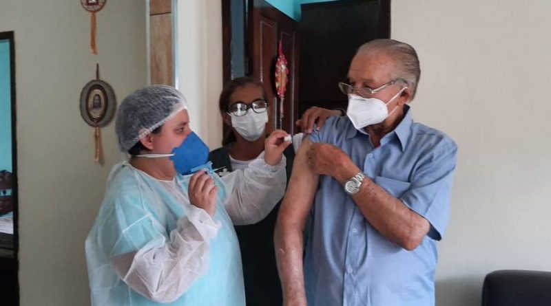 Vacinação domiciliar para idosos de 84 a 88 anos contra a Covid começa em Congonhas