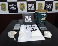 Polícia Civil apreende cocaína escondida em Conselheiro Lafaiete