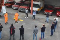 Motoristas do SESAP realizam visita técnica no corpo de bombeiros