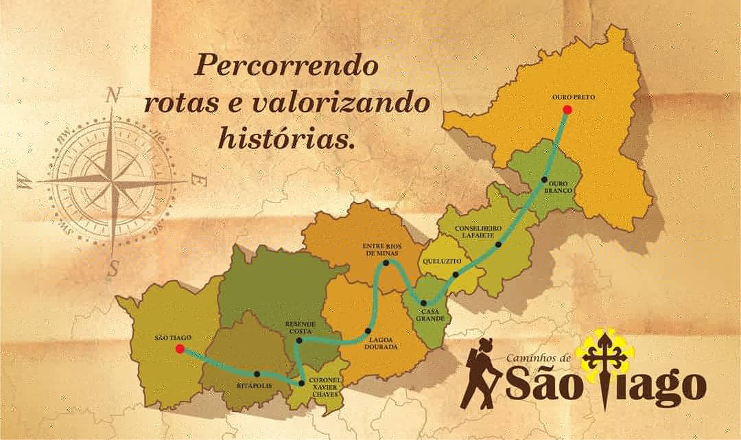 A partir desta quarta dia 21/07, será inaugurado o Projeto “Caminhos de São Tiago”.