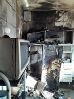 Curto circuito pode ter causado o incêndio em casa no bairro Real de Queluz