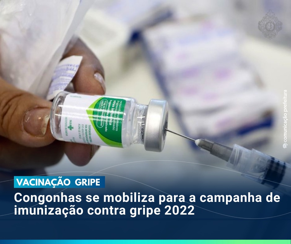 Congonhas se mobiliza para a campanha de imunização contra gripe 2022