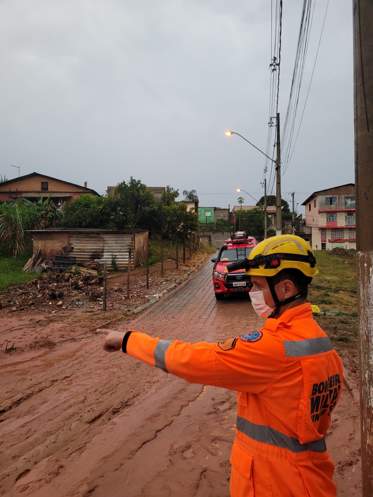 Chuvas intensas em  Barbacena causam prejuízos e transtorno à população