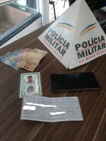Homem é preso ao tentar sacar cheque de R$ 4.980,00 com documento falso