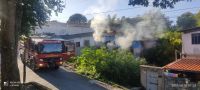 Bombeiros combatem dois incêndios em residência no último sábado