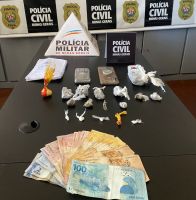 Ação Policial prende 3 acusados de tráfico de drogas em Lafaiete