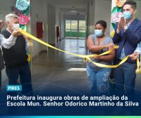 Prefeitura de Congonhas  inaugura obras de ampliação da Escola Municipal Sr. Odorico Martinho da Silva