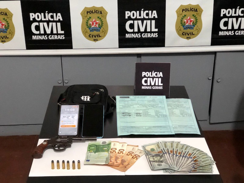 Polícia Civil prende 8 envolvidos em furto de moeda estrangeira no Centro de Conselheiro Lafaiete