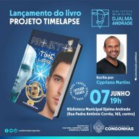 Biblioteca Pública Djalma Andrade realizará o lançamento do livro “Projeto Timelapse” em Congonhas