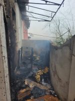 Bombeiros registram incêndio em residência no bairro Triângulo em Lafaiete