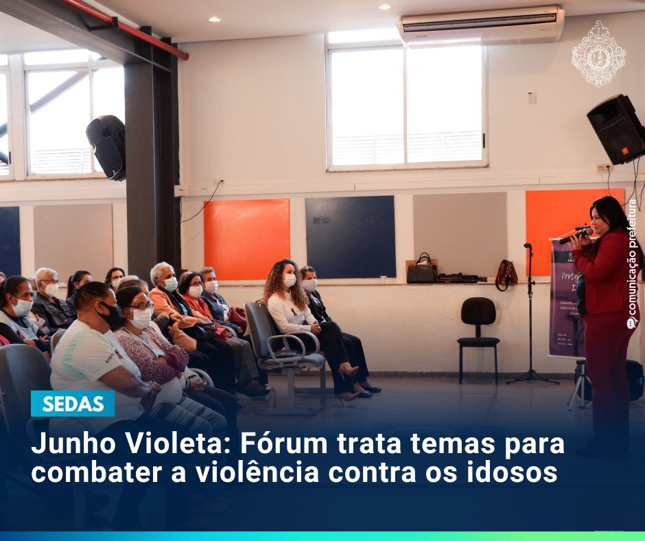 Junho Violeta: Fórum trata temas para combater a violência contra os idosos