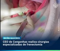 CEO de Congonhas realiza cirurgias especializadas de frenectomia