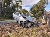Um homem morreu e três pessoas ficaram feridas após acidente perto de Itaverava