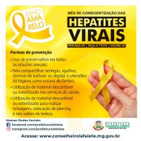 “Julho Amarelo”: Mês de luta contra as hepatites virais