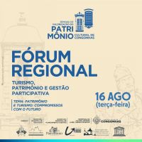 Inscrições abertas para o 1º Fórum Regional de Turismo, Patrimônio e Gestão Participativa