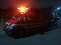 Acidente entre van e moto deixa jovem ferido no bairro Lima Dias em Lafaiete