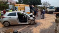 Dois homens ficam feridos após acidente próximo à Congonhas