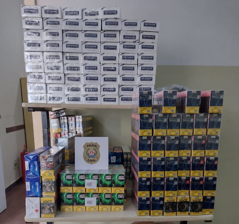 Presos  suspeitos de roubar carga de cigarros avaliada em R$ 160 mil