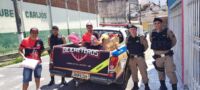 Polícia Militar e Grupo “Bicicreteros” distribuem brinquedos e bombons no Dia das Crianças