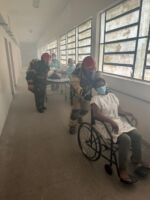 Bombeiros realizam simulado no Hospital Regional de Barbacena