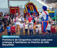 Prefeitura de Congonhas realiza ação para crianças e familiares no Distrito do Alto Maranhão