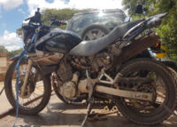 Moto furtada em Ouro Branco é localizada no bairro Jardim do Sol em Lafaiete