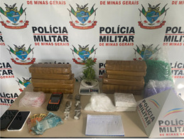 Traficantes são presos em flagrante durante entrega de grande quantidade de drogas em Ouro Branco