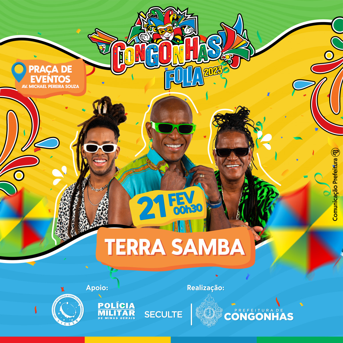 Terra Samba no Carnaval em Congonhas