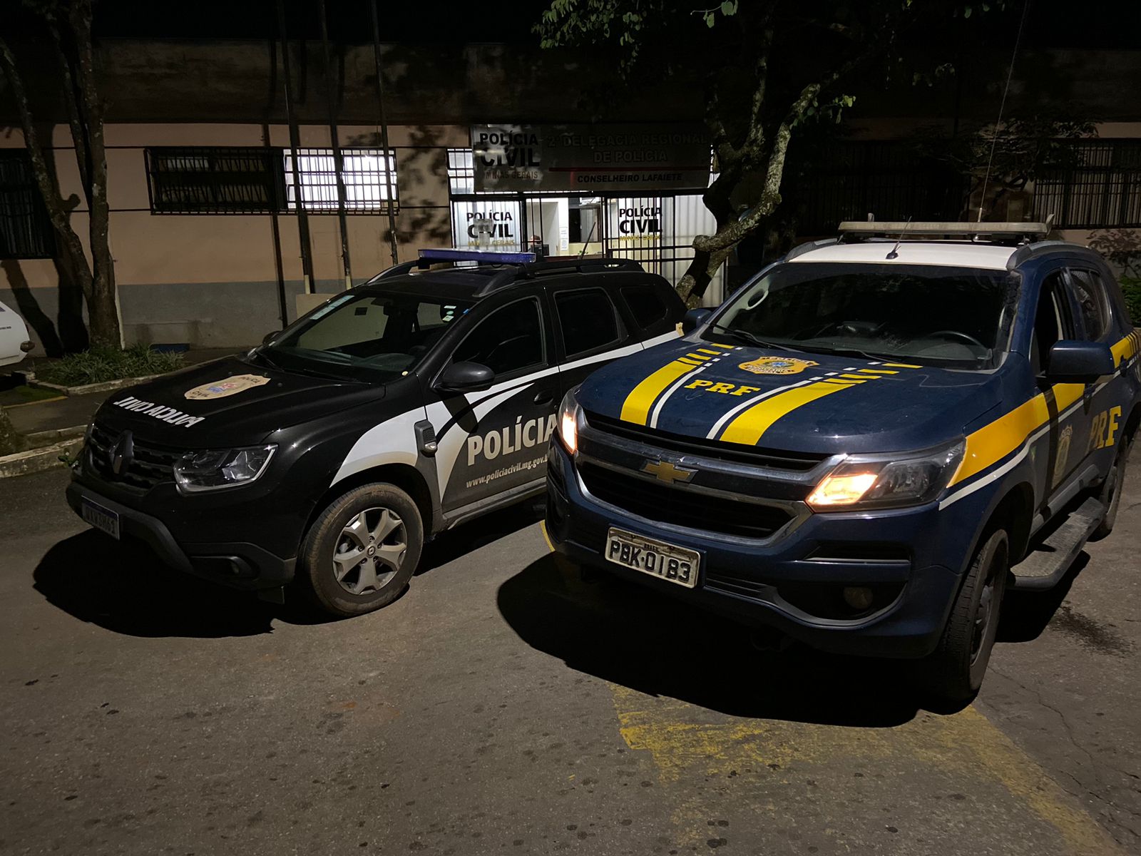 Operação conjunta entre Polícia Civil e Rodoviária Federal prende três suspeitos de furto qualificado