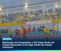 Realizada em Congonhas a XX Copa Verão de Futsal Masculino e IX Copa Verão de Futsal Feminino