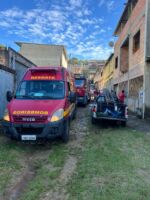 Vazamento de gás causa incêndio em residência no bairro São João em Lafaiete