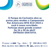 Parque da Cachoeira tem entrada gratuita durante Pan Americano MTB XCO 2023