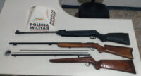 Catas Altas da Noruega – Homem é preso pela posse ilegal de três armas de fogo na localidade de João Dias