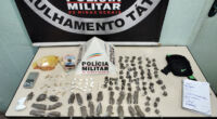 Traficante é preso com grande quantidade de drogas no bairro São João em Lafaiete