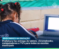 Congonhas – Prefeitura faz entrega de tablets, chromebooks, computadores e TV’s para todas as escolas municipais Congonhas –