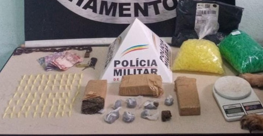 Dois homens são presos com 70 microtubos de cocaína no bairro Santa Matilde em Lafaiete