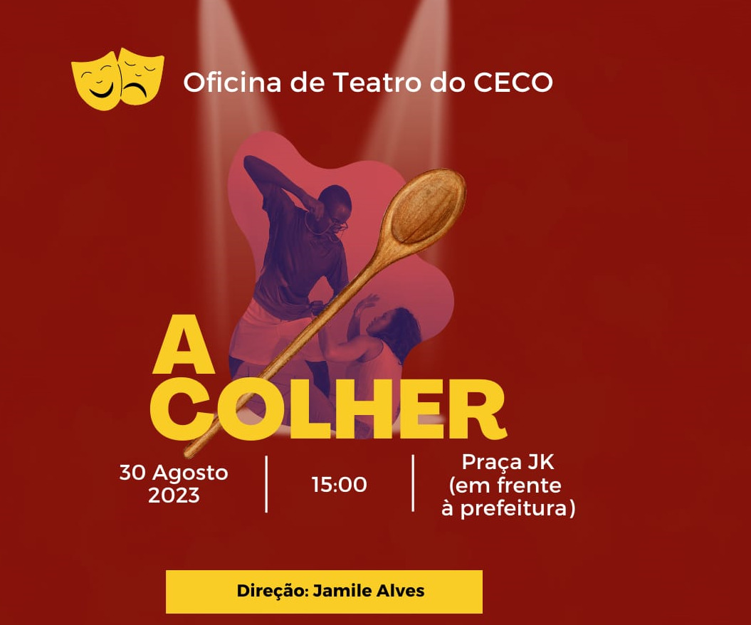 Congonhas – CECO faz intervenção teatral nesta quarta(30) para reforçar importância da Campanha Agosto Lilás.
