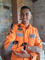 Bombeiros resgatam filhotes de gambá em São Brás do Suaçuí.