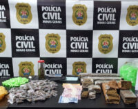 Polícia Civil apreende grande quantidade de drogas em flat no bairro Santa Efigênia em Lafgaiete