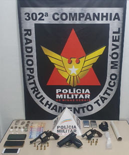 Seis pessoas foram presas por envolvimento com tráfico de drogas nos bairros Satélite e São João em Lafaiete