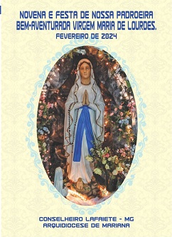 Novena e festa de Nossa Senhora de Lourdes em Lafaiete – programação para hoje e próximos dias