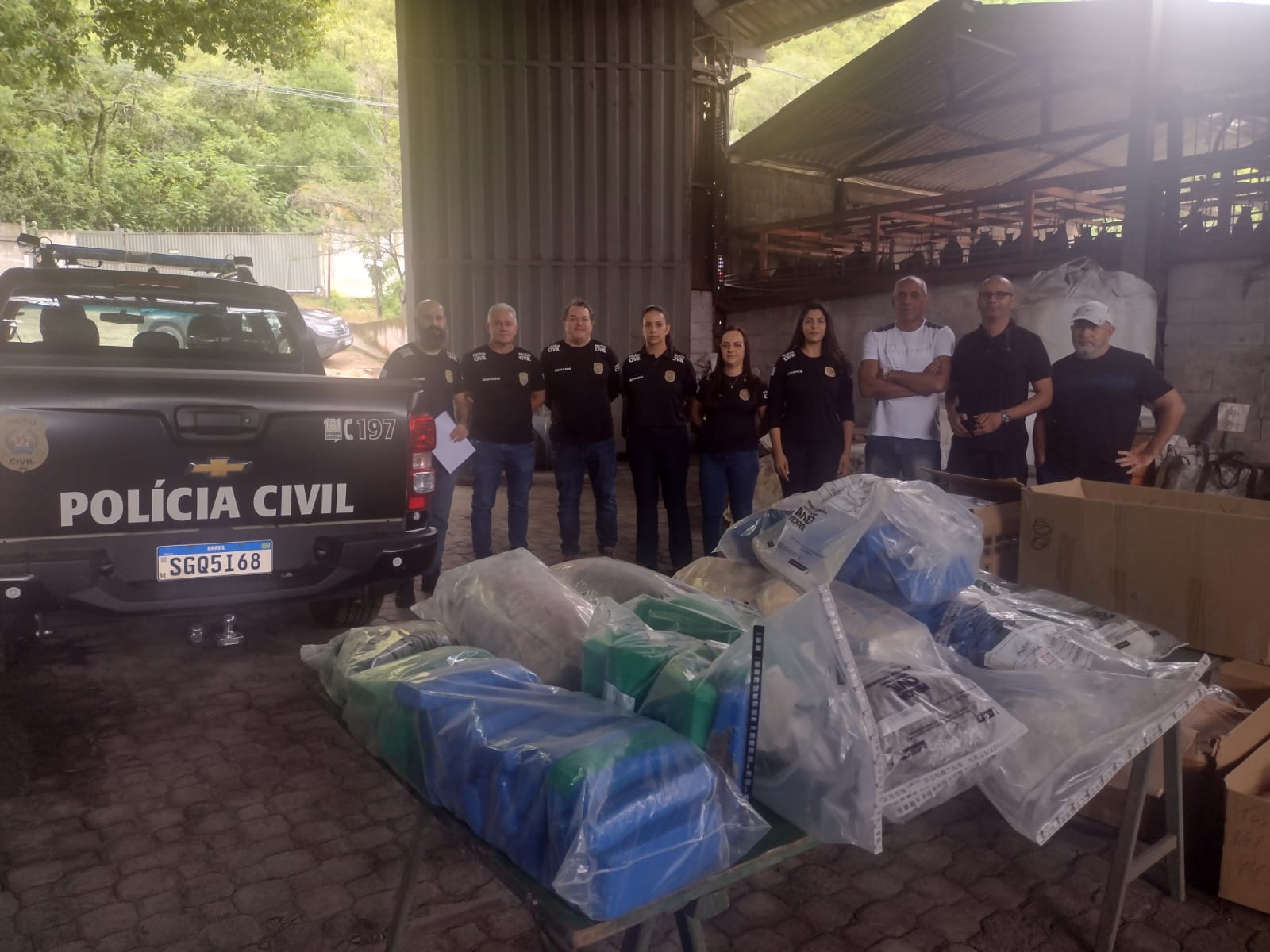 PCMG incinera mais de 150 kg de drogas em São João del-Rei
