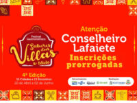 Inscrições prorrogadas até o dia 19/03 para a 4ª edição do Festival Gastronômico “Sabores das Villas” !