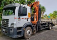 Caminhão furtado da obra do viaduto em Lafaiete é localizado em São João Del Rei