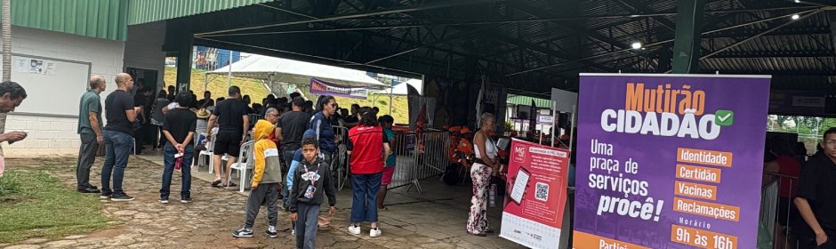 Mutirão Cidadão leva serviços gratuitos a Santa Luzia - Imagem do artigo