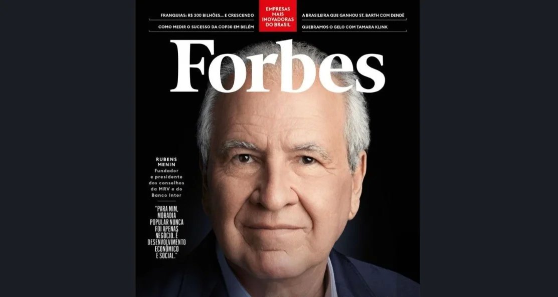 Rubens Menin na Forbes: trajetória de inovação em foco - Imagem do artigo